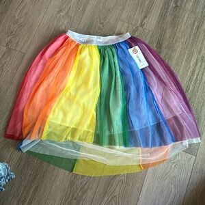PRIDE tulle skirt with shimmer band